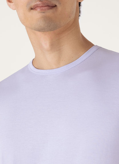 Mens Classic Tshirt In Pale Lilac Mtsh0001 Prax