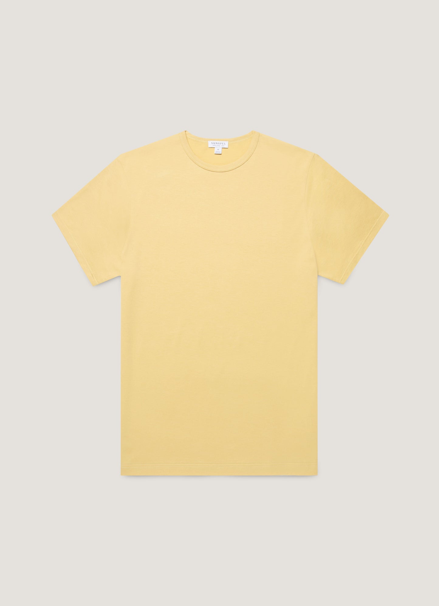 Mens Classic Tshirt In Dusty Yellow Mtsh0001 Ylbf