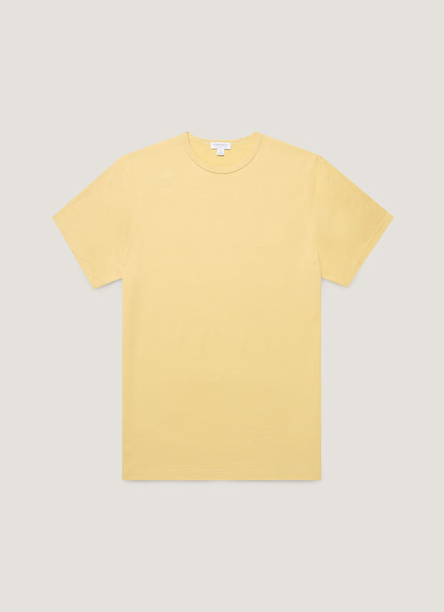 Mens Classic Tshirt In Dusty Yellow Mtsh0001 Ylbf