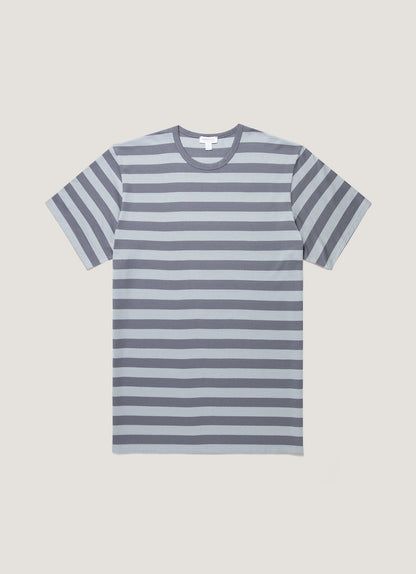 Mens Classic Tshirt In Stone Blue Slate Blue Mtsh0001Bs Stoc