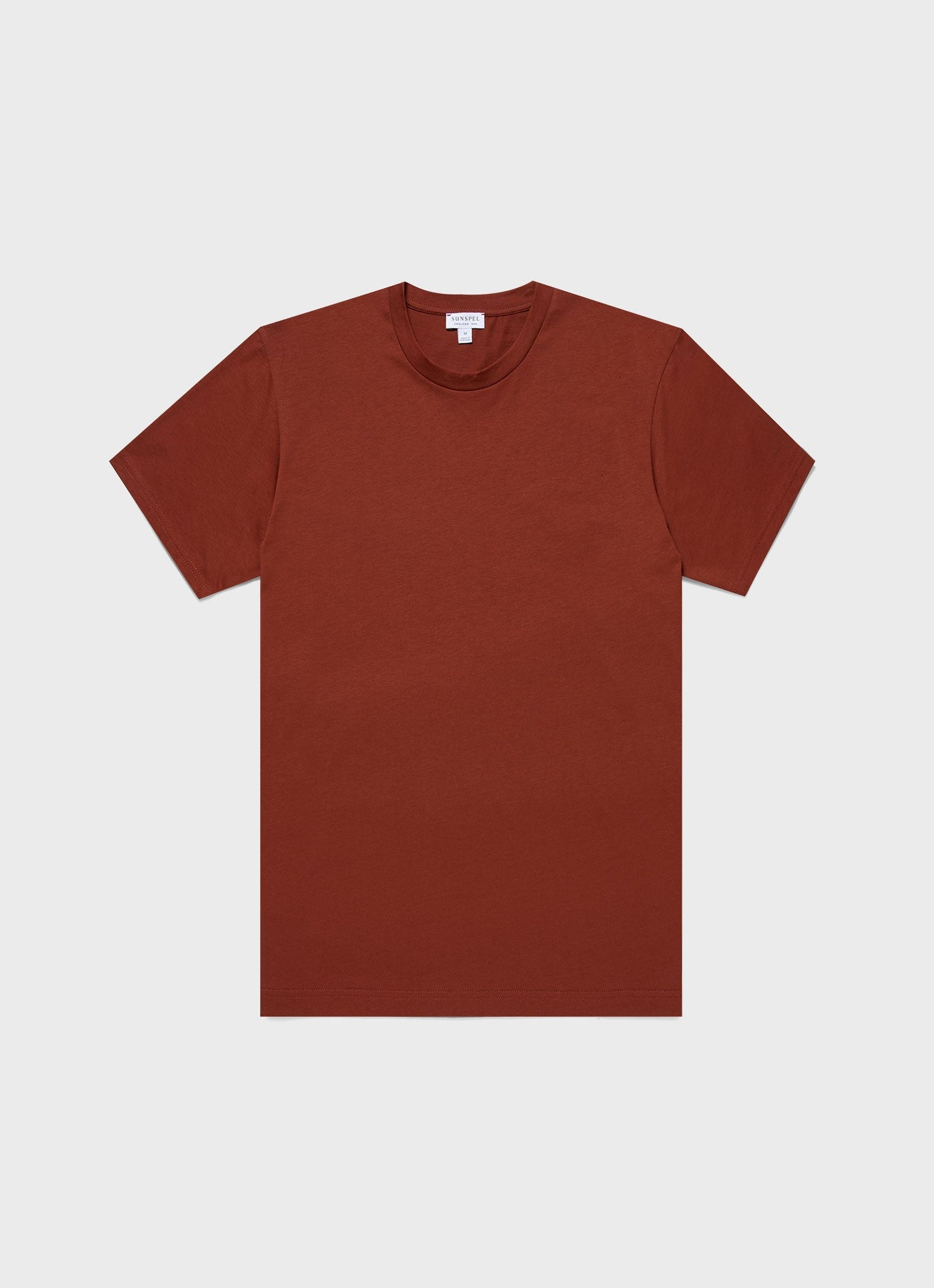 Mens Riviera Midweight Tshirt In Dark Clay Mtsh0007S Brfp