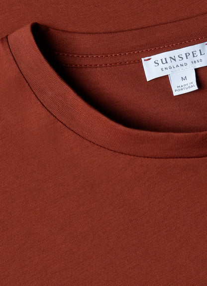 Mens Riviera Midweight Tshirt In Dark Clay Mtsh0007S Brfp