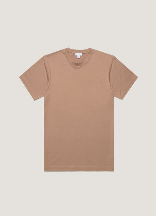 Mens Riviera Midweight Tshirt In Dune Mtsh0007S Brfz