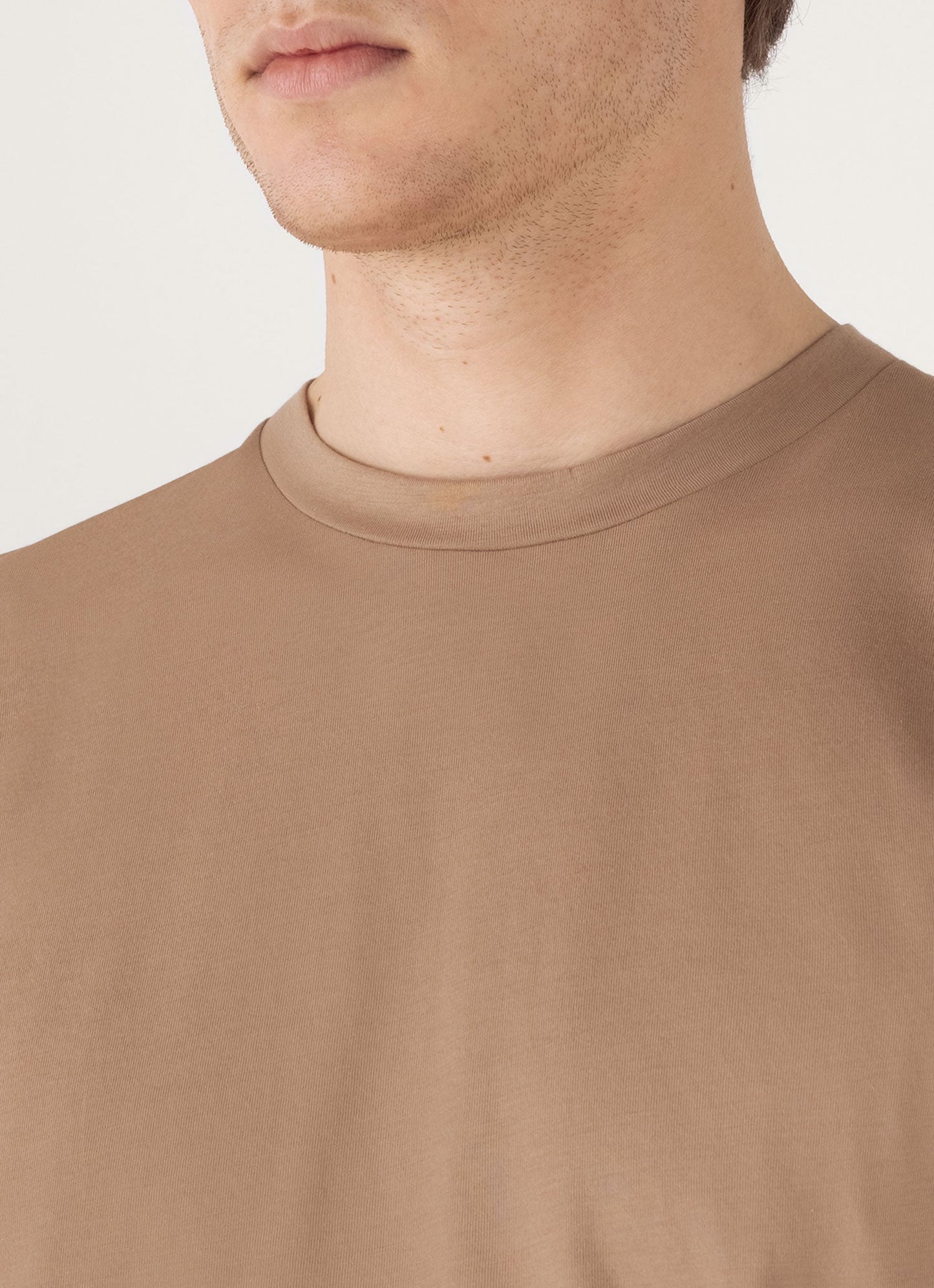 Mens Riviera Midweight Tshirt In Dune Mtsh0007S Brfz