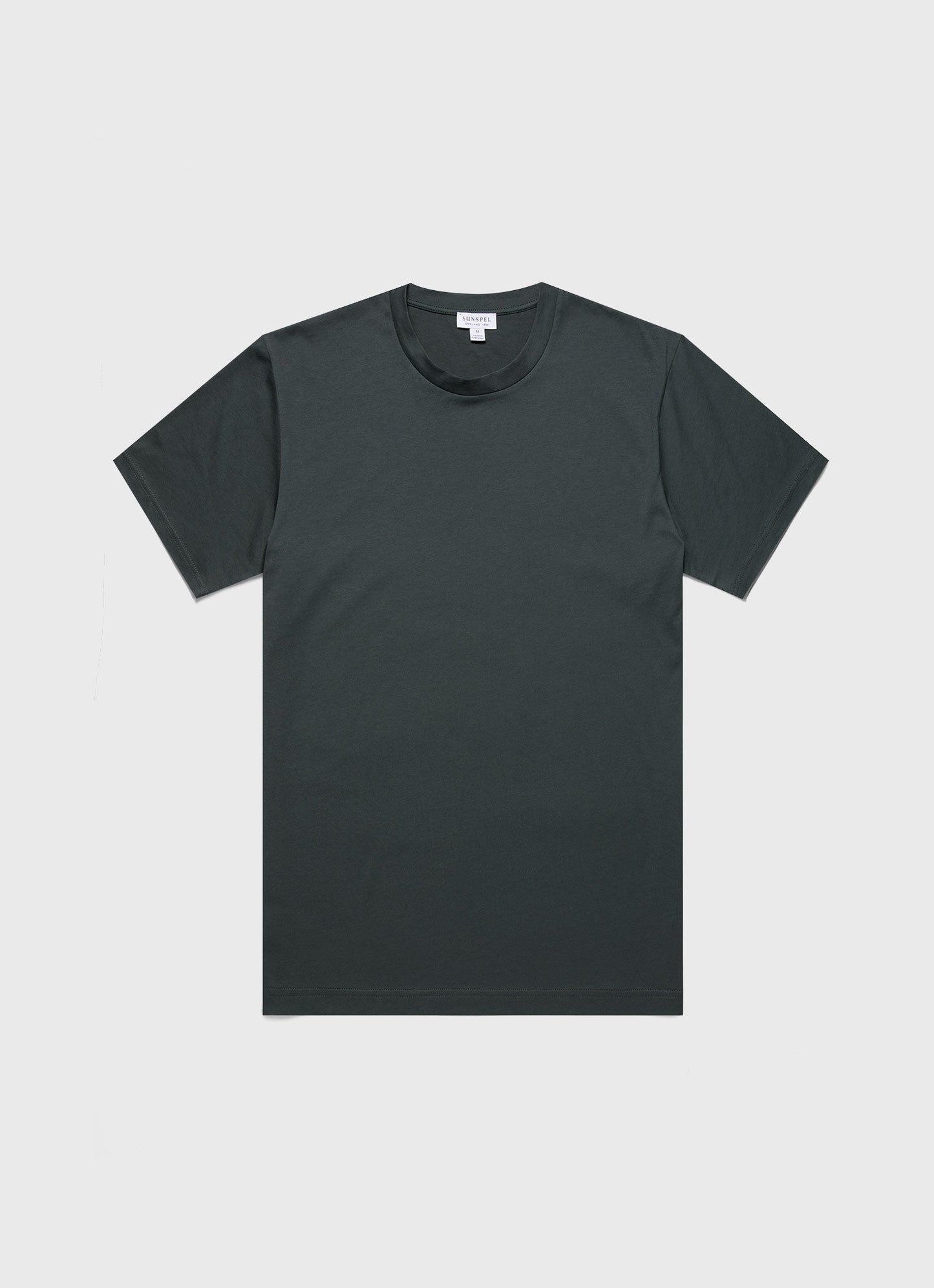 Mens Riviera Midweight Tshirt In Holly Green Mtsh0007S Gnhx