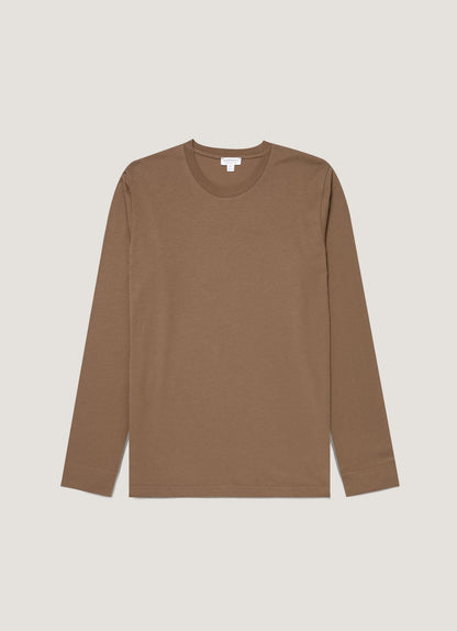 Mens Long Sleeve Riviera Midweight Tshirt In Dark Cedar Mtsh0136R Brgr