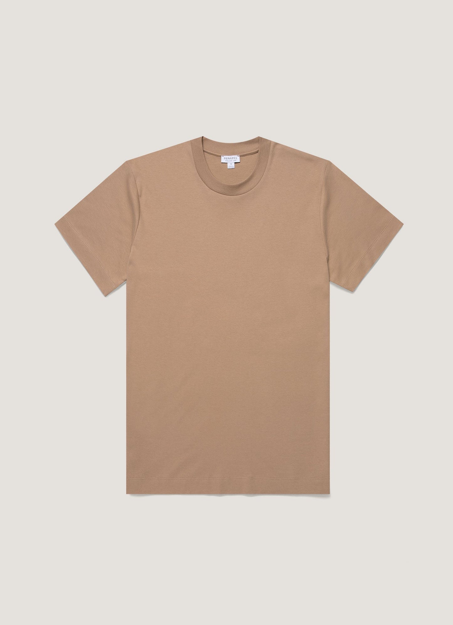 Mens Relaxed Fit Heavyweight Tshirt In Dune Mtsh0181 Brfz