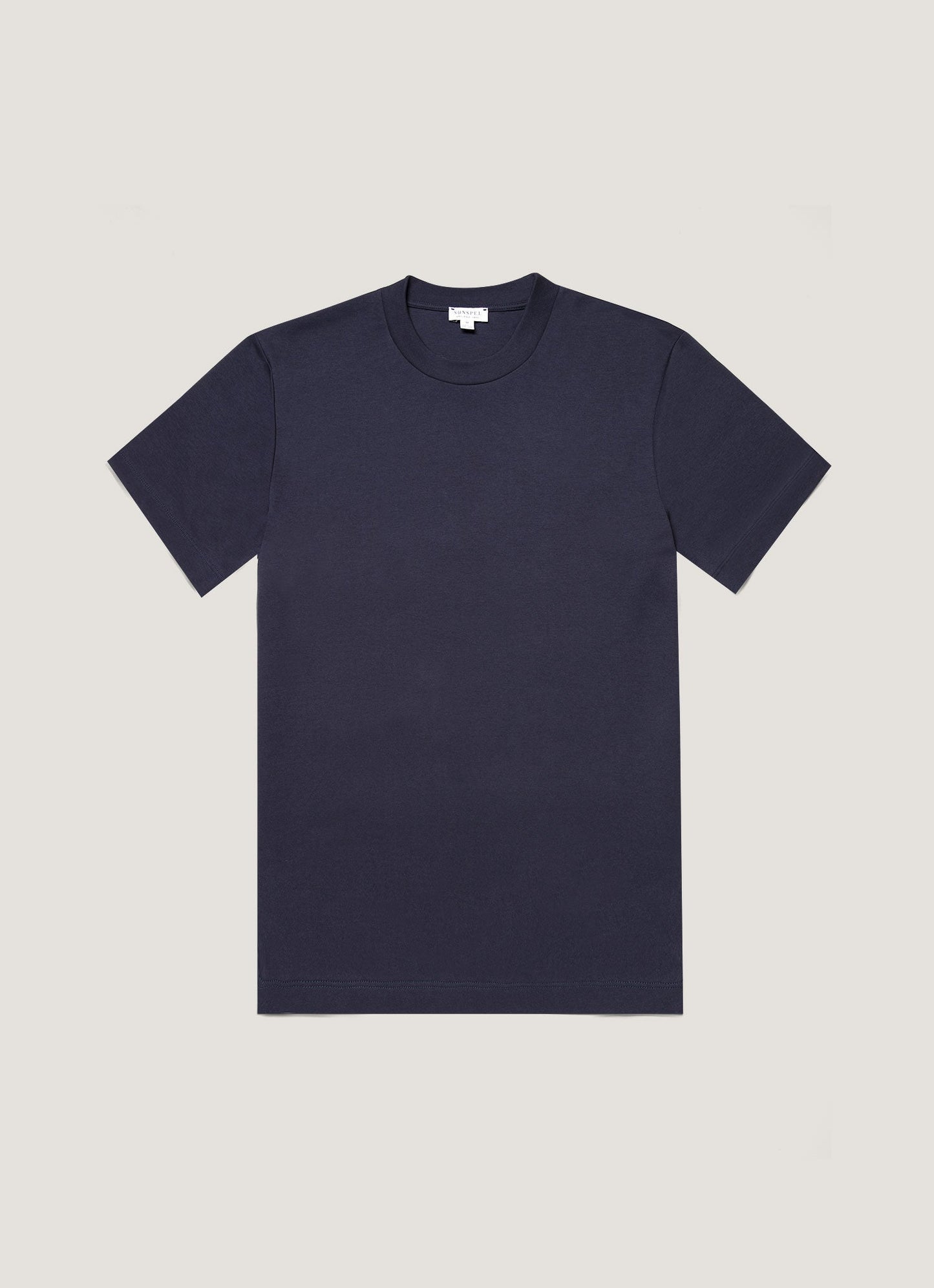 Mens Relaxed Fit Heavyweight Tshirt In Navy Mtsh0181 Buaa