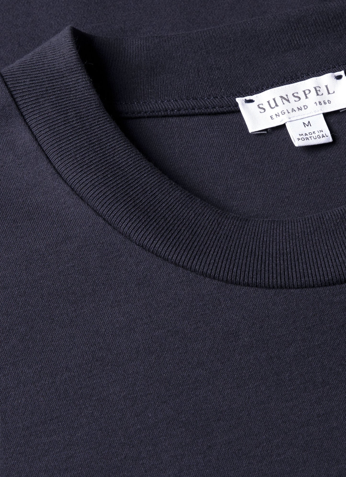 Mens Relaxed Fit Heavyweight Tshirt In Navy Mtsh0181 Buaa