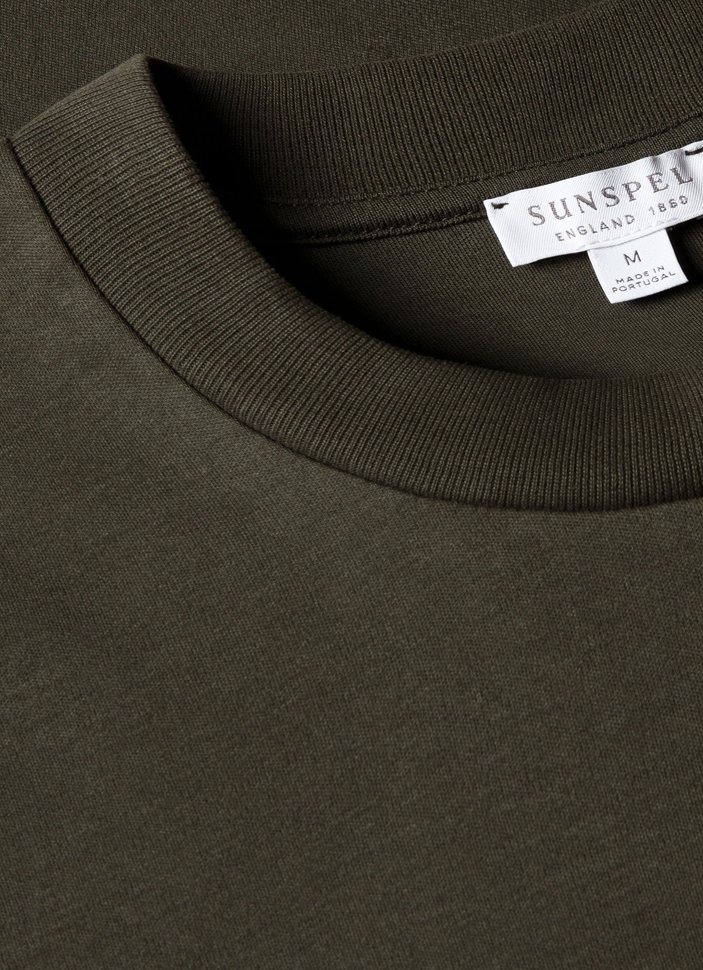 Mens Relaxed Fit Heavyweight Tshirt In Dark Green Mtsh0181 Gnin