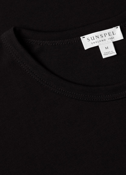 Mens Single Jersey Tshirt In Black Mtsh0187 Bkaa