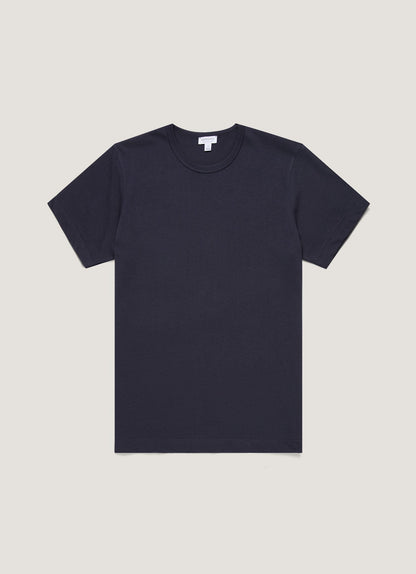 Mens Single Jersey Tshirt In Navy Mtsh0187 Buaa