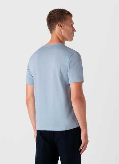Mens Single Jersey Tshirt In Blue Mist Mtsh0187 Buvq