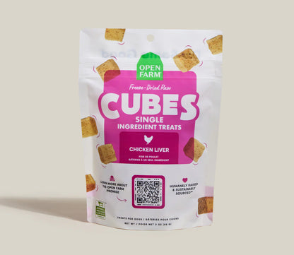 Open Farm "Cubes" Freeze Dried Raw Liver Treats