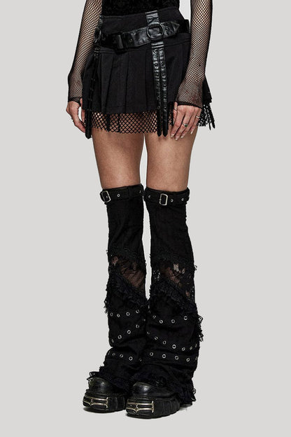Black Widow Net Mini Skirt
