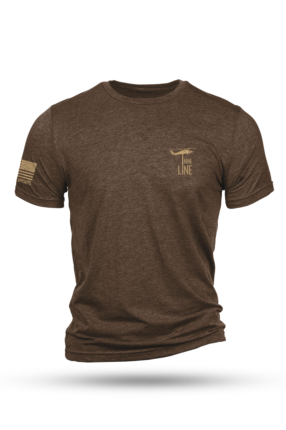 Tan Dropline Logo - T-Shirt