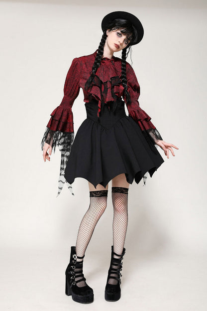 Bloody Valentine Ruffled Blouse