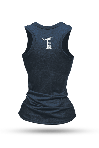 Women's Racerback Tank - American Flag Schematic